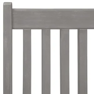 Outdoor Recliner Chairs Patio Reclining Chair Gray Solid Wood Acacia