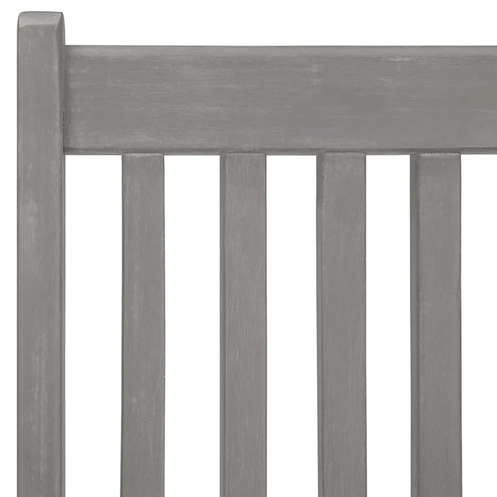Outdoor Recliner Chairs Patio Reclining Chair Gray Solid Wood Acacia