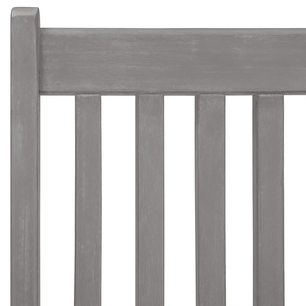 Outdoor Recliner Chairs Patio Reclining Chair Gray Solid Wood Acacia