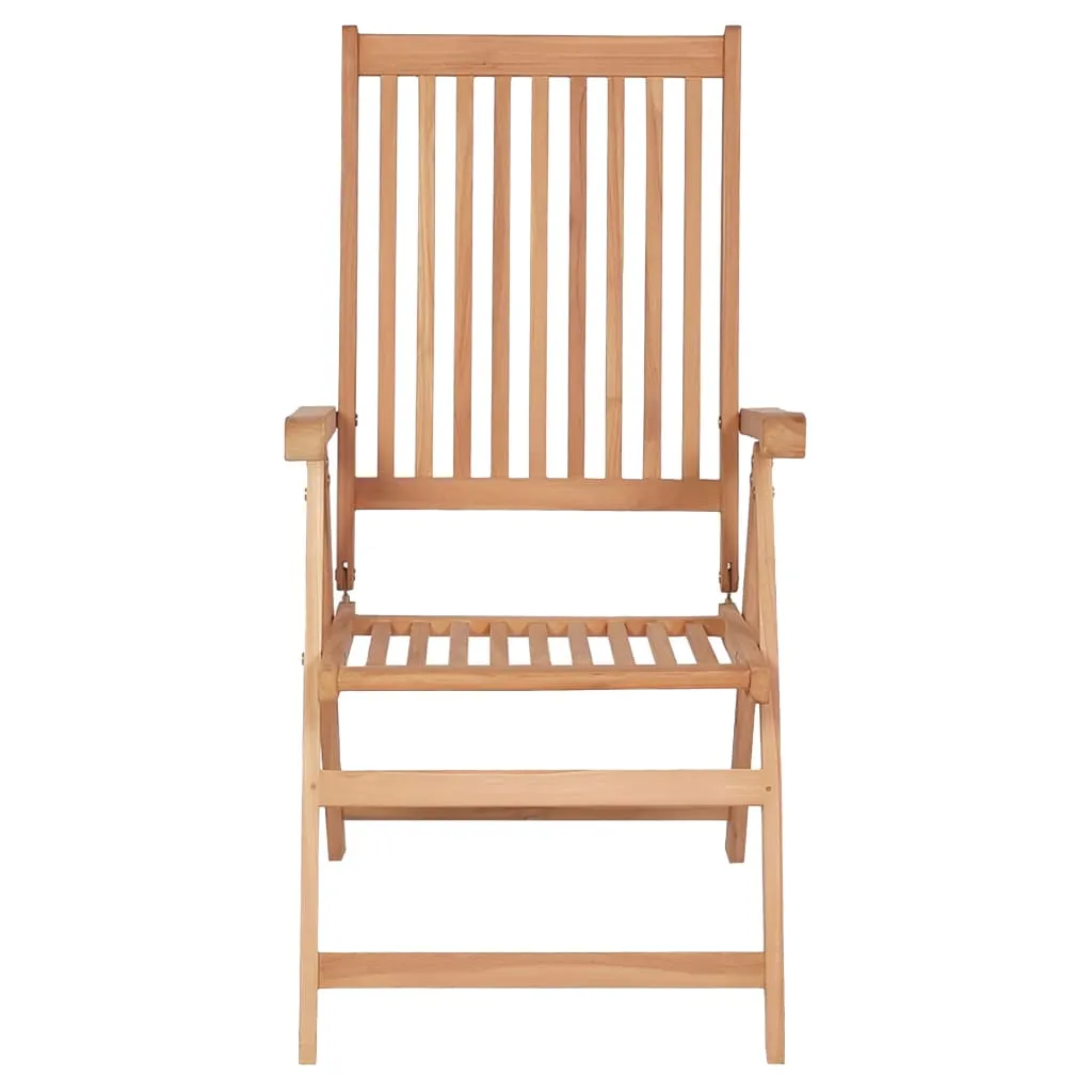 Outdoor Recliner Chairs Patio Reclining Lounge Chair Solid Wood Teak