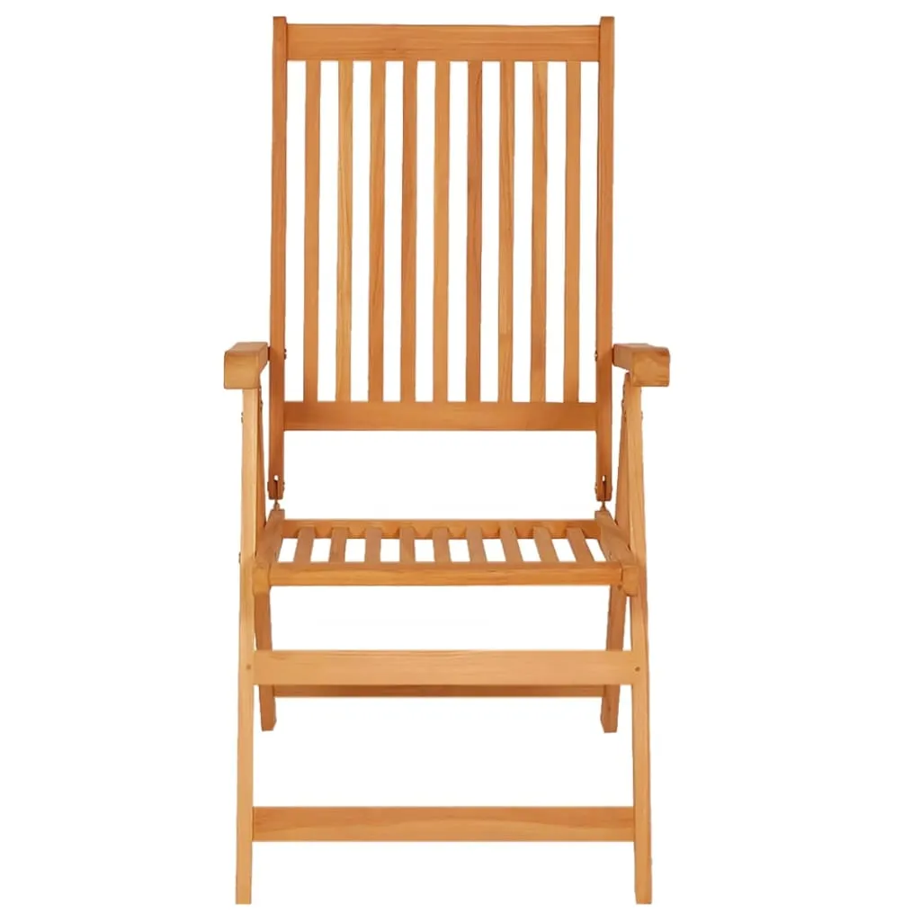 Outdoor Recliner Chairs Patio Reclining Lounge Chair Solid Wood Teak