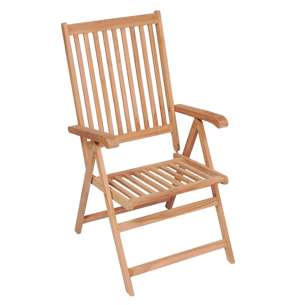 Outdoor Recliner Chairs Patio Reclining Lounge Chair Solid Wood Teak