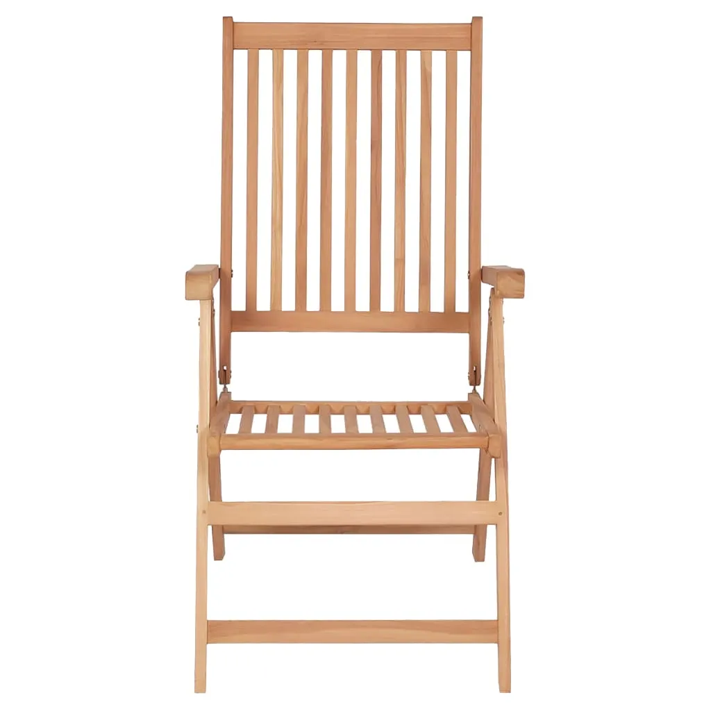 Outdoor Recliner Chairs Patio Reclining Lounge Chair Solid Wood Teak