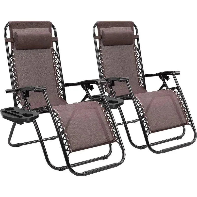 Outdoor Reclining Chairs with Cup Holders