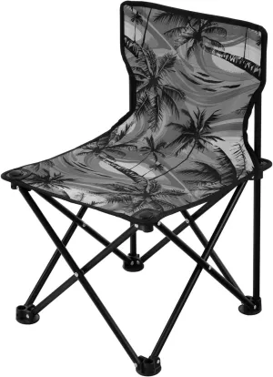 Packable Tropical Grey Backpacking Camp Chair Ultralight Backpack Chairs for Adults Includes Carry Bag Ice Fishing Chairs for Adults for Camping Sports