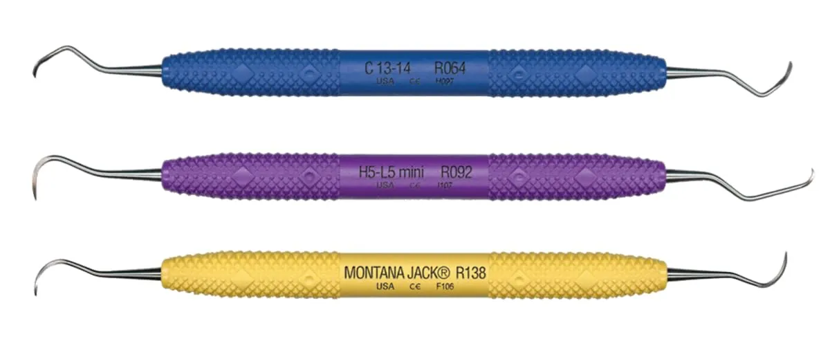 PDT R904 Cruise Line 3 Saver Debridement Curettes Scalers Dental Kit 3/Pk