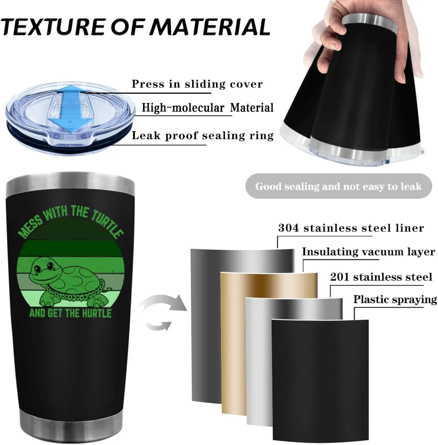 Personalized Tumbler Mess With The Turtle You Get The Hurtle Tumbler 20 oz Tumbler with Lid and Straw Insulated Tumbler Stainless Steel Tumbler Funny Gift