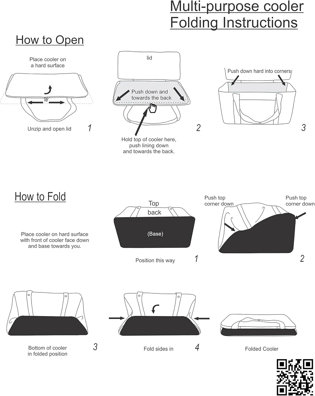 Picnic at Ascot 64 Can Capacity Semi Rigid Collapsible Leakproof Cooler- Designed & Quality Approved in the USA