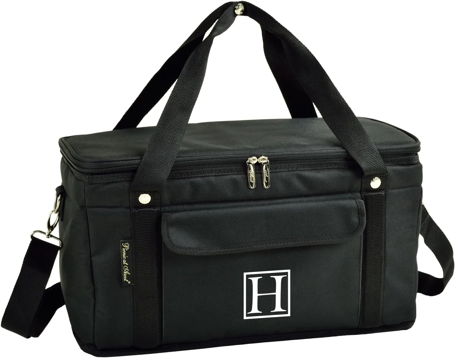 Picnic at Ascot Personalized Monogrammed 42 Can Capacity Semi Rigid Collapsible Leakproof Cooler- Designed & Quality Approved in The USA