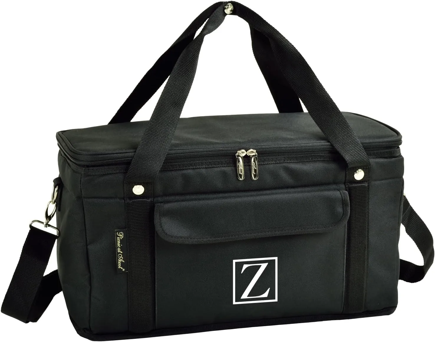 Picnic at Ascot Personalized Monogrammed 42 Can Capacity Semi Rigid Collapsible Leakproof Cooler- Designed & Quality Approved in The USA
