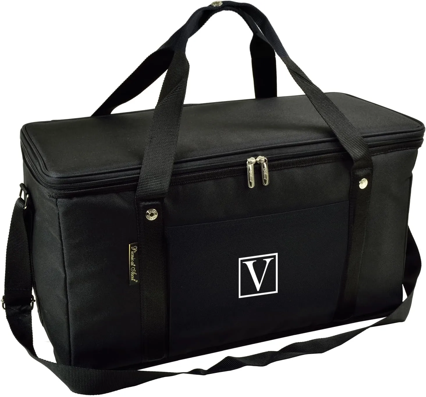 Picnic at Ascot Personalized Monogrammed 64 Can Capacity Semi Rigid Collapsible Leakproof Cooler- Designed & Quality Approved in The US