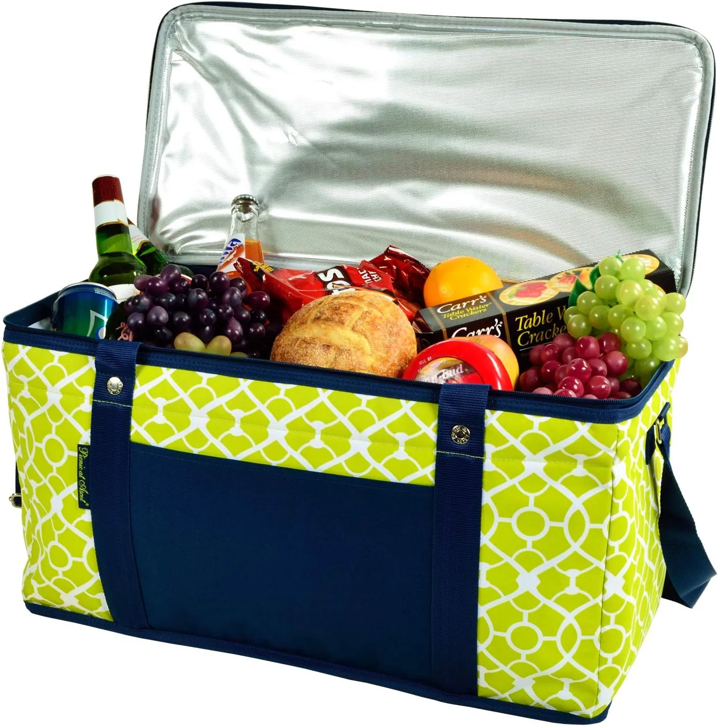 Picnic at Ascot Personalized Monogrammed 64 Can Capacity Semi Rigid Collapsible Leakproof Cooler- Designed & Quality Approved in The US