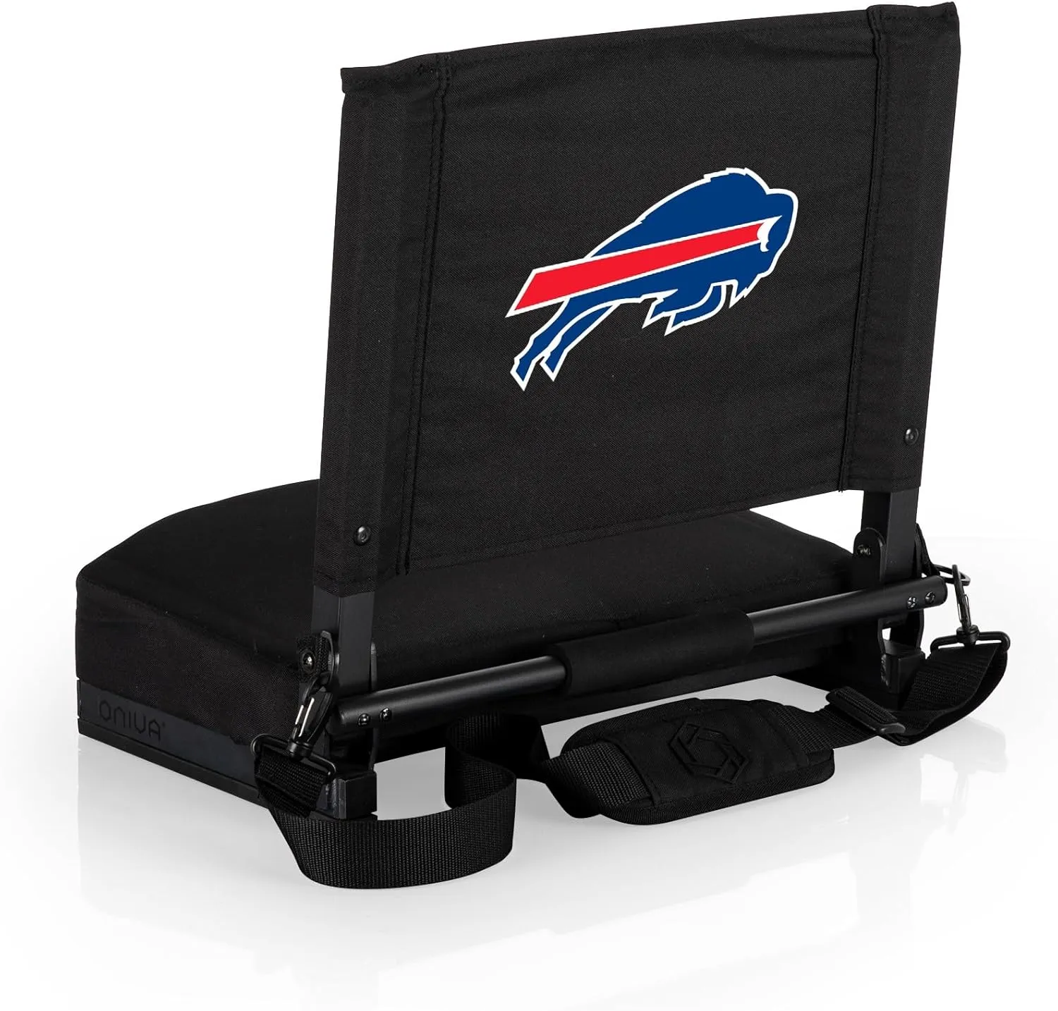 PICNIC TIME NFL Unisex-Adult NFL Gridiron Stadium Seat, Lightweight, Portable Folding Chair for Bleachers and Benches