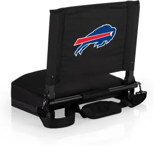 PICNIC TIME NFL Unisex-Adult NFL Gridiron Stadium Seat, Lightweight, Portable Folding Chair for Bleachers and Benches