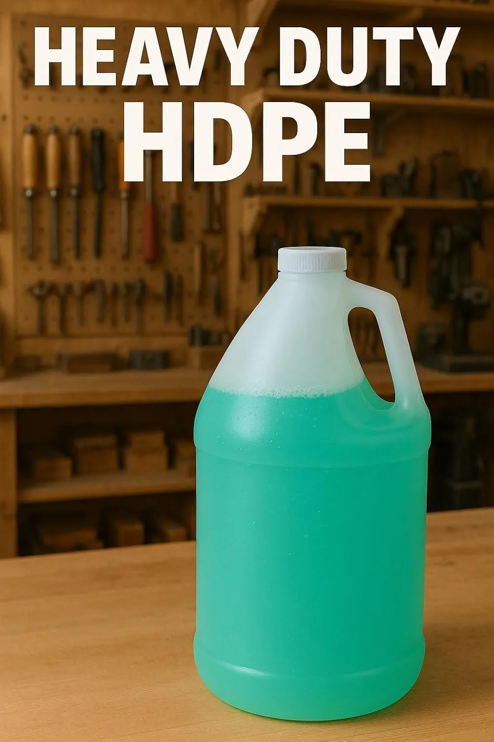 Pinnacle Mercantile 1-Gallon Plastic Jug (2 -Pack) Reusable, Food-Safe, BPA Free | Heavy-Duty HDPE Containers for Water, Sauces, Soaps, Detergents, Liquids | Screw-On Cap …