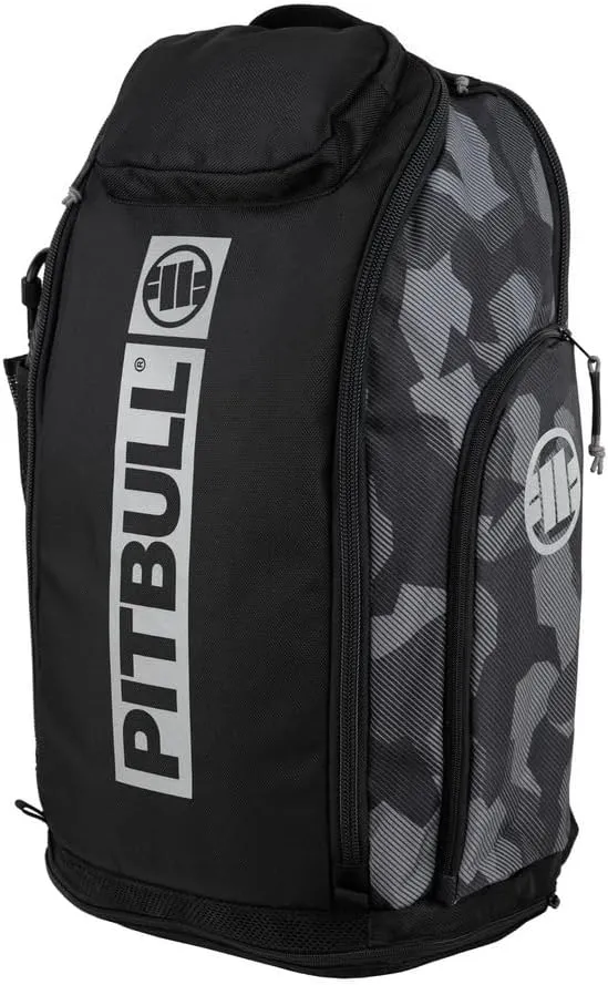 PITBULL - Unisex Adult Hiking Backpack, Modern Sports Backpack, 60L, Gray