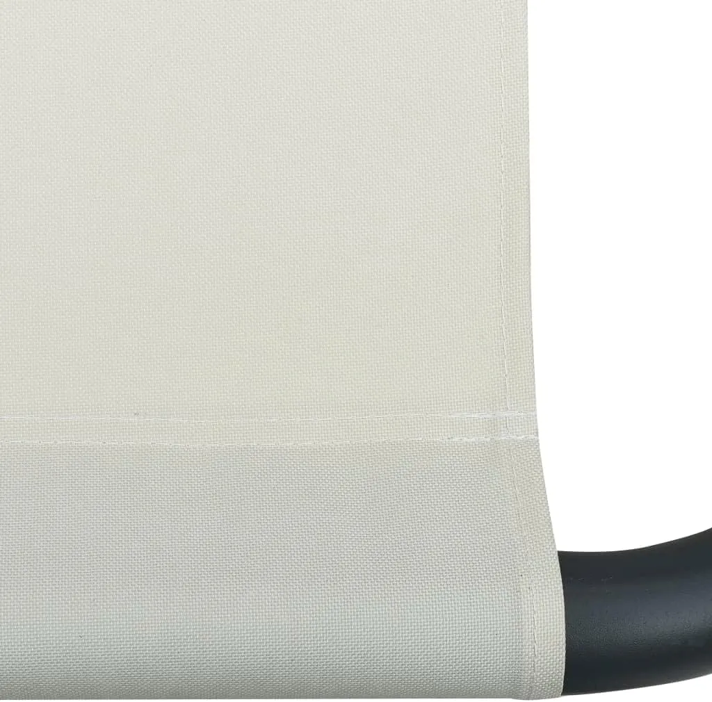 Pool Chairs,Outdoor Lounge Chair,Patio Lounge Bed Fabric CreamSuitable for patios, Gardens, Swimming Pools