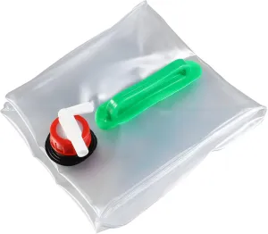 POPETPOP 2pcs Portable Water Storage Carrier Bag Water Container for Camping Hiking Travel Dual Handle Single Handle Leak Design for Outdoor Activities