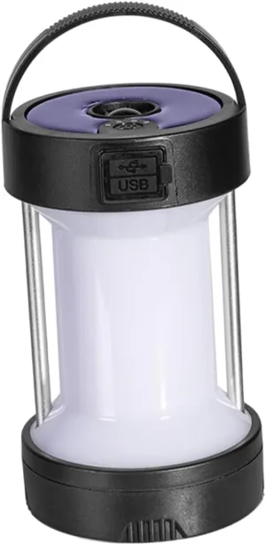 POPETPOP Portable Searchlight Camping Lantern Rechargeable Lanterns for Camping LED Camping Light Rechargeable Lantern Camping Tent Lamp Camper Lights for Outside LED Tent Light Abs Black