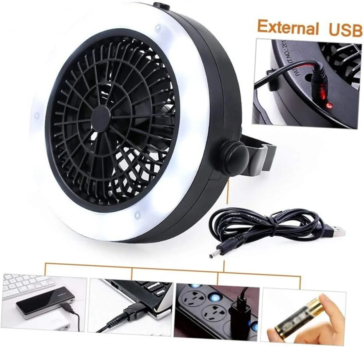POPETPOP USB Camping Lamp LED Camping Light Portable Camping Light Multifunctional Tent Lamp LED Tent Lamp