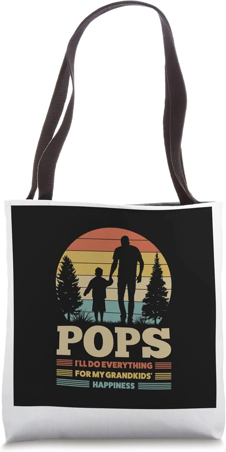 Pops I'll do everything for my grandad Tote Bag