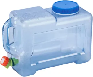 Portable Large Outdoor Water Storage Container Transparent Water Bucket for Camping Hiking and Outdoor Activities Durable and Convenient Water Jug