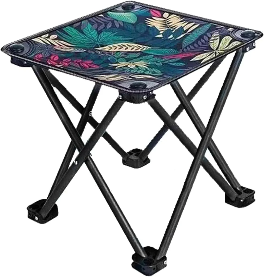 Portable Outdoor Foldable Camping Stool Lightweight Little Chair Folding Foot Rest Comfortable Stool for Adults Kids