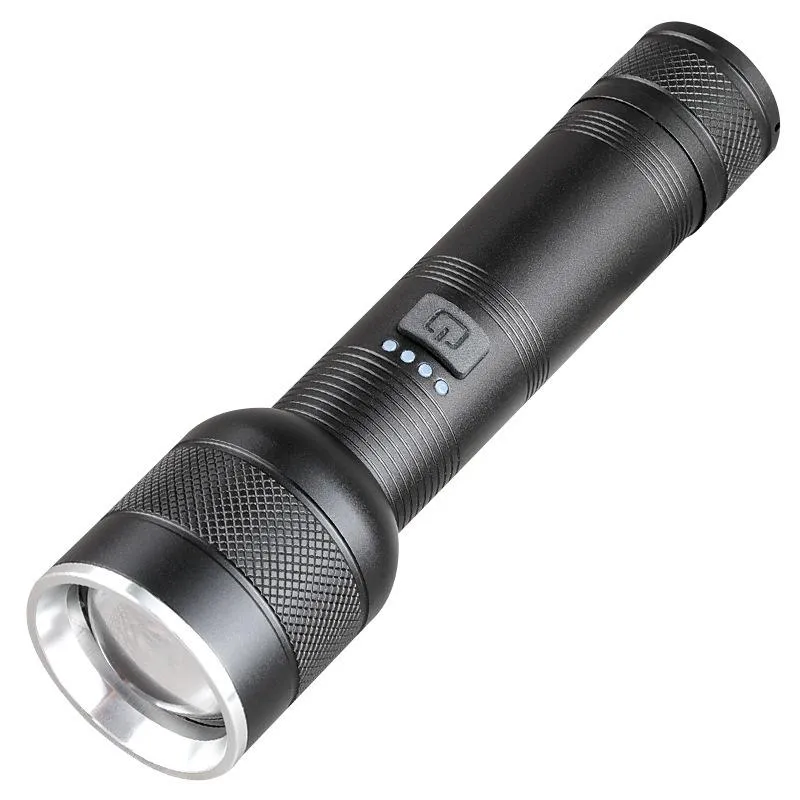 Powerful 5000LM LED Flashlight P50 LED Flashlight USB Rechargeable Torch Telescopic Zoom 4Mode Flashlight Lantern Built-in 18650/26650 Battery