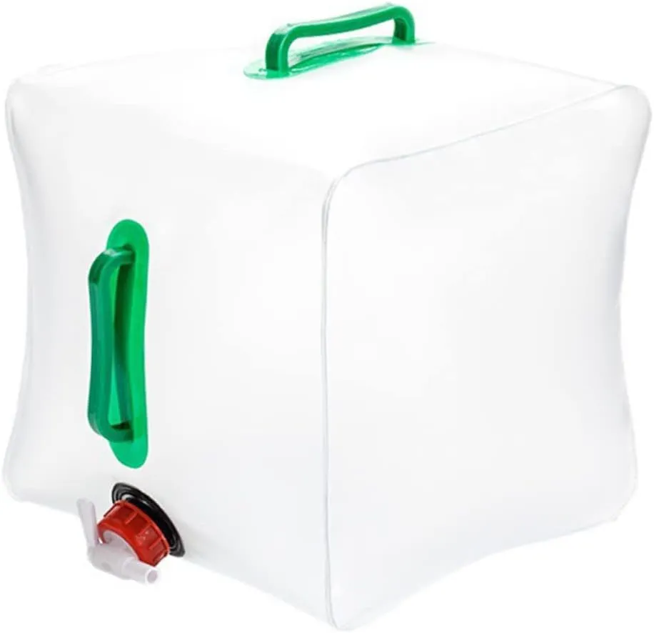 Professional Water Pouches 5 Gallon Water Jug Alternative Compact Camping Water Bag Easy Storage for Travel