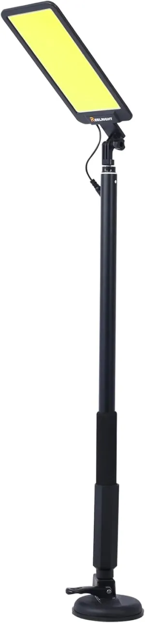 Prtable Camping Lantern Outdoor Camp Lamp with Suction Base Long Service Time Battery Tent Light Portable Outdoor Tent Bulb, for Hiking Climbing Yard Black As Shown One Size