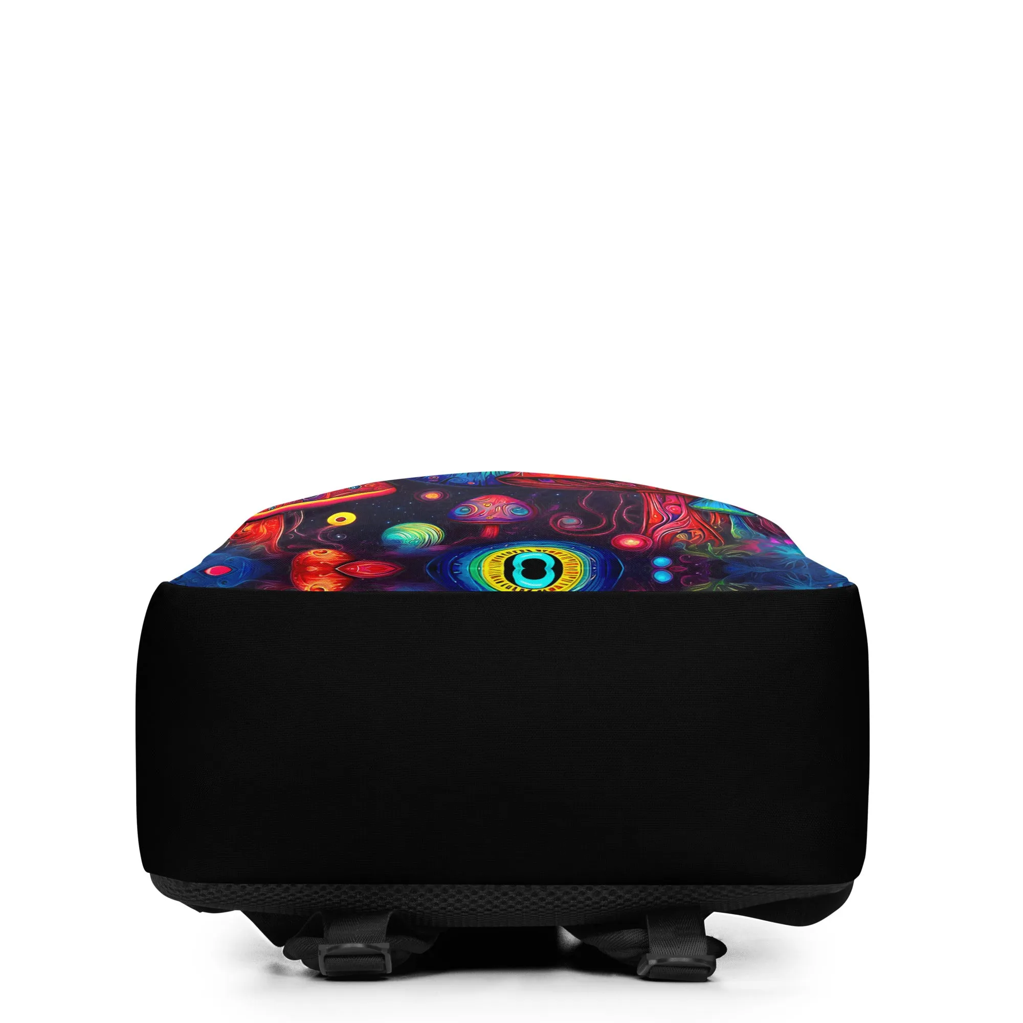 Psychedelic Mushroom & Evil Eye Minimalist Backpack