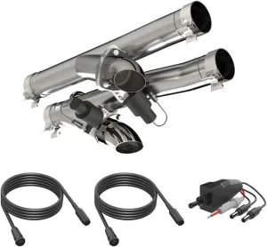 QTP -2021  Ram TRX 6.2L Aggressor Cutout Pipes (520121)