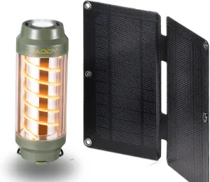 Raddy CL-1 Camping Lantern Portable Rechargeable Flashlight SP4 4W Foldable Solar Panel