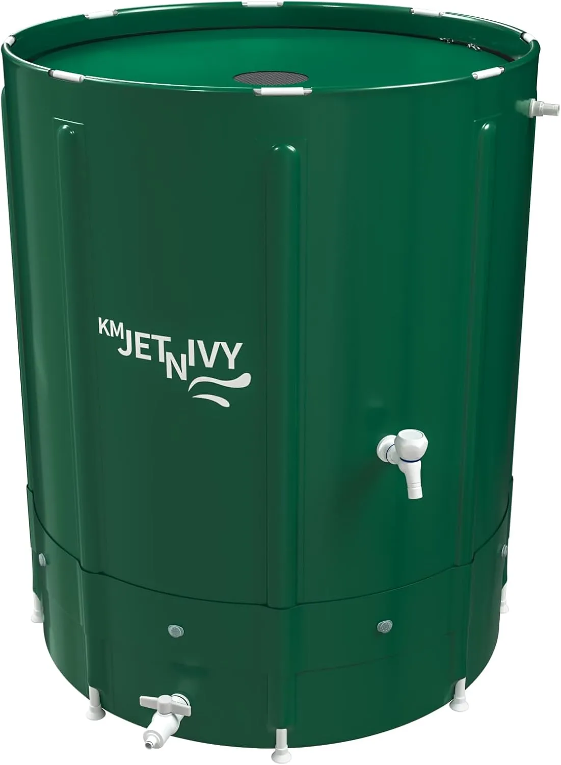Rain Barrel Anti-Collapse Collapsible Rainwater Collection System,Portable Water Storage Tank,Garden Water Catcher (132G)