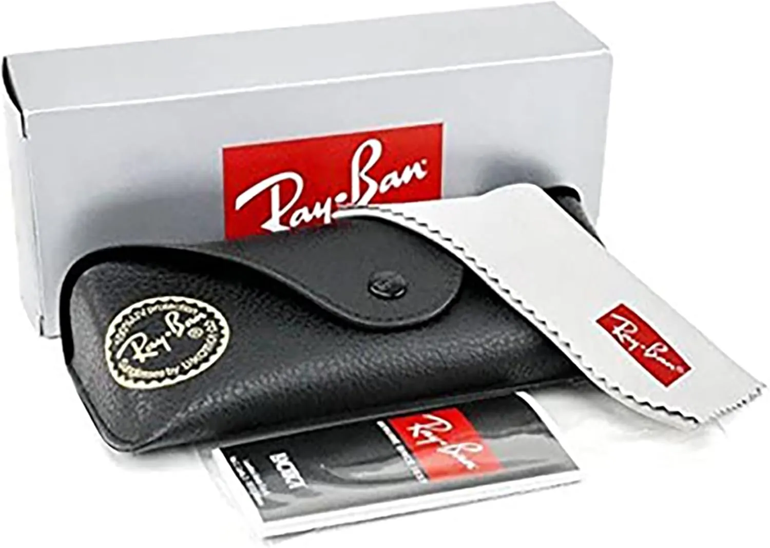 Ray-Ban RB3522 Square Sunglasses For Men   Bundle with Designer iWear Eyewear Care Kit