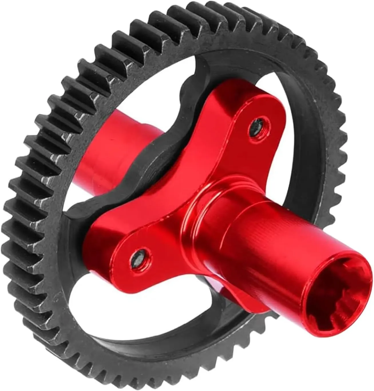 RC Accessory Compatible with Mini RC Car 1/10 for TRX for Slash for Stampede for Rustler Harden Steel Spur Main Gear 50T 52T 53T 54T 32Pitch 0.8M(56t)
