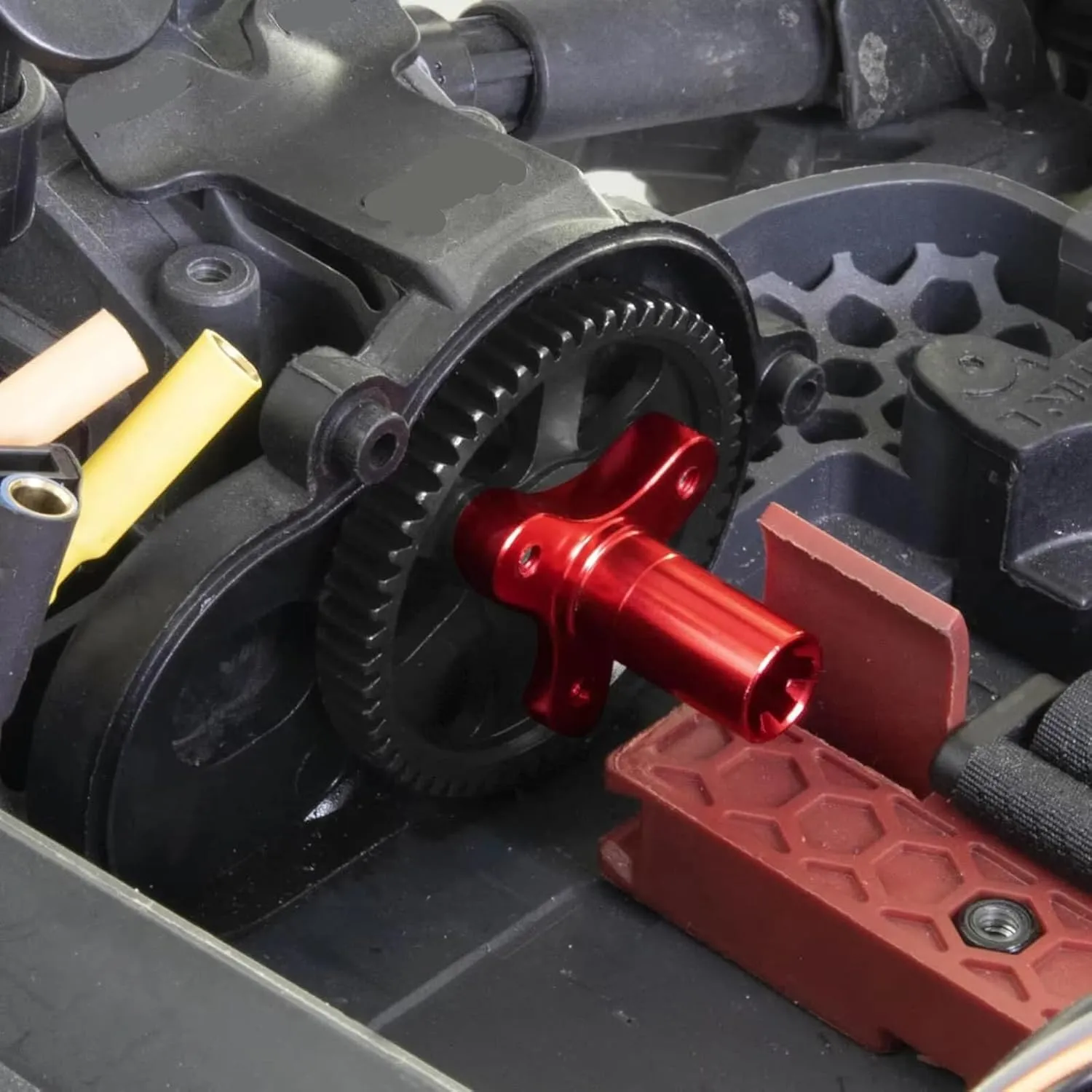 RC Accessory Compatible with Mini RC Car 1/10 for TRX for Slash for Stampede for Rustler Harden Steel Spur Main Gear 50T 52T 53T 54T 32Pitch 0.8M(56t)