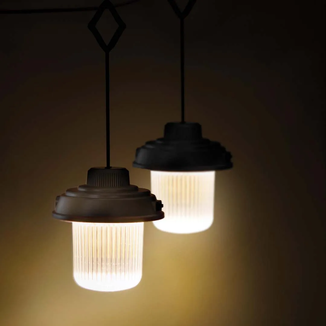 RECHARGEABLE HANGING LANTERN | KHAKI