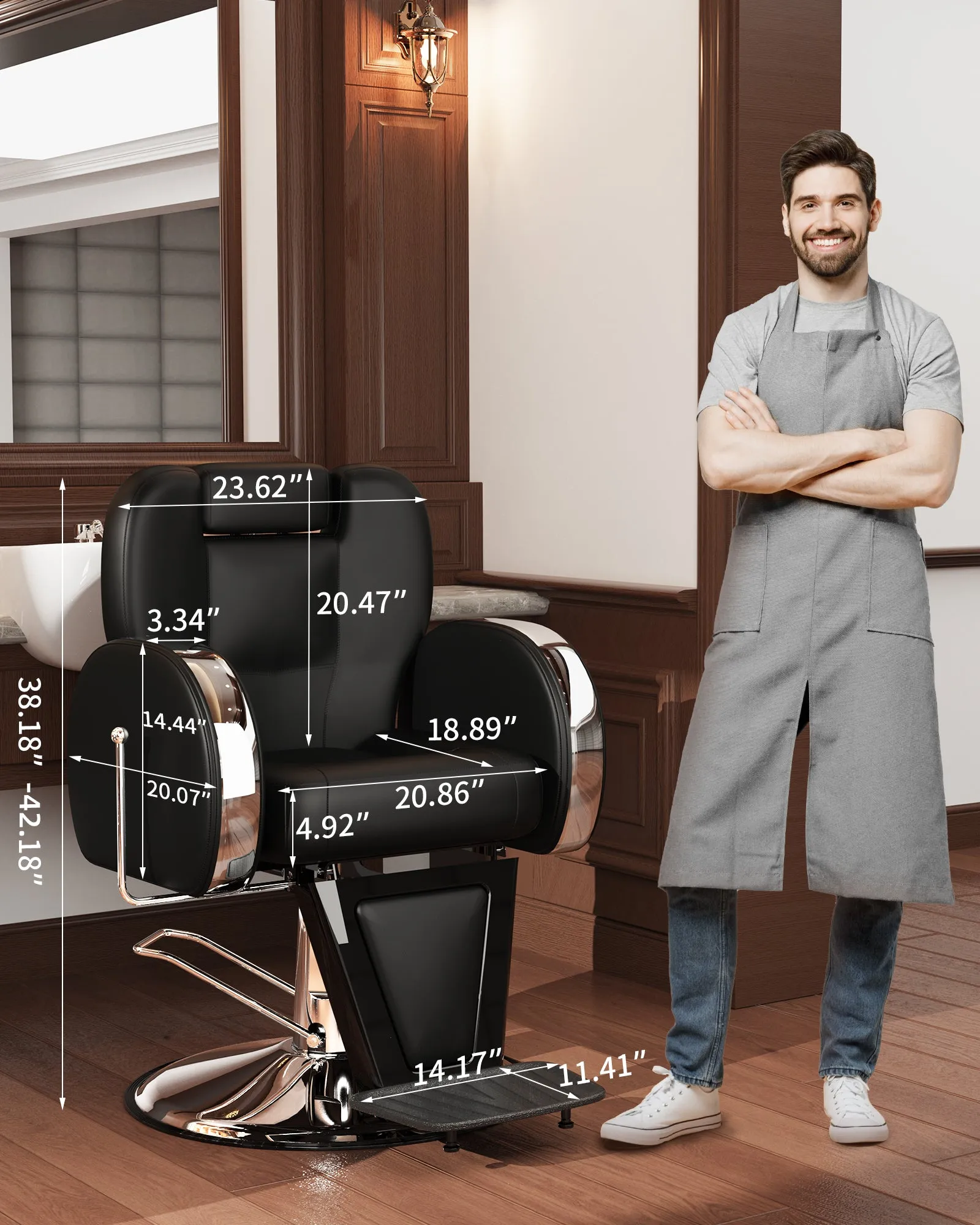 Reclining Barber Chair BS-137