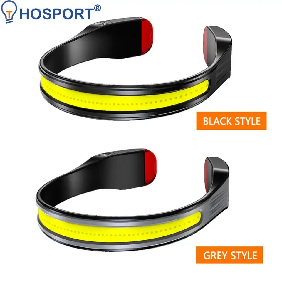 Red Warning Tail Light Waterproof USB Rechargeable Camping Fishing Head Lamp Lantern for Adventure Night Cycling Emergency