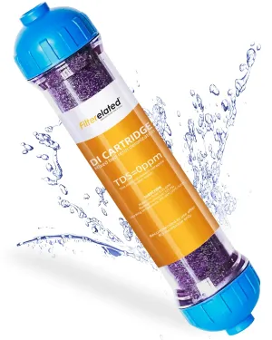 Reduce TDS Deionized Water Filter Life Time Color Change Display DI Resin Filter Replaceable Filter Media RO Filters Replacement Manufacture of Pure Water