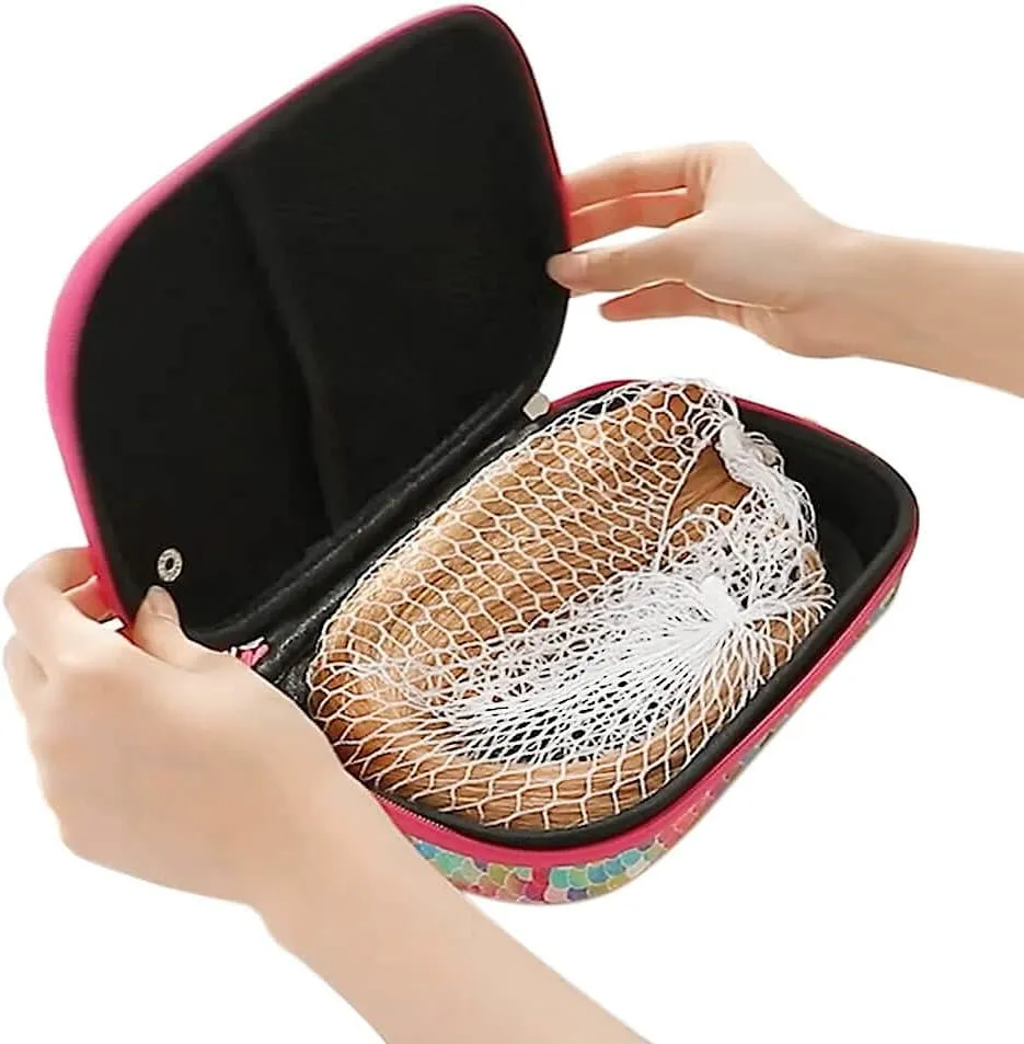 RemeeHi Hair Lace Wig Travel Bag & Storage Case, Hairdressing Bag with Accessory Pockets, Cosmetic Organizer G103