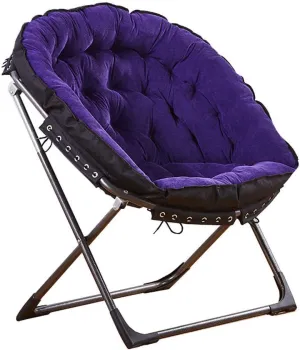 Renovation House Folding Sun Loungers Moon Chair Padded Camping Chairs Outdoor Leisure Stools Foldable Portable | Fishing Chair