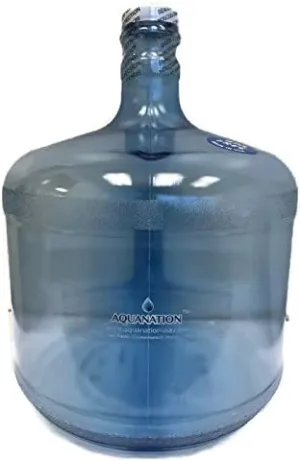 Reusable BPA-Free Food Grade Safe Tritan Plastic Water Bottle Jug Gallon Container Canteen - (Made in USA) (3 Gallon Stubby)