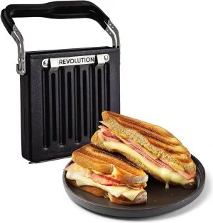 Revolution Toastie Press (Works With All Toasters) Toast Quesadillas, Paninis, and Grilled Cheese in Your Toaster