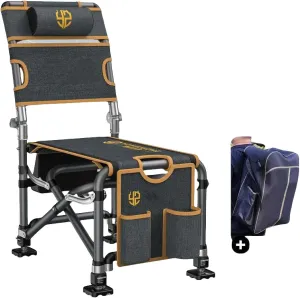 Rider Fishing Chair Recumbent Multifunctional Fishing Chair All-Terrain Seat Folding Portable Fishing Bench