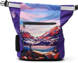 Rock Climbing Chalk Bucket | for Bouldering Gym & Outdoor Use | Durable Velcro Closure, 2 Zippered Pockets, Easy-Carry Handle