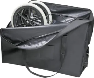 Rollators Storage Bag for Folding Wheelchair & Transport Chair - 600D Heavy Duty Walker Handbag Accessories for Disabled & Handicap, 45"L x 16"W x 31"H
