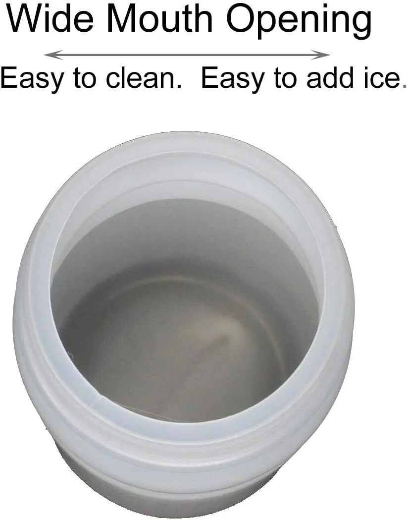 Rolling Sands 20 Ounce Sports Water Bottles 6 Pack, BPA-Free, Made In USA, Dishwasher Safe, Clear Frost Bottles/Green Lids