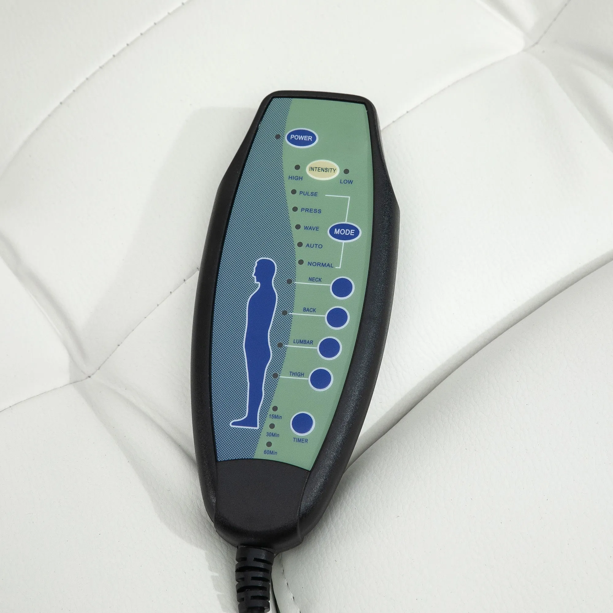 Rootz Massage Chair - Relaxation Seat - Ergonomic Chair - 7-Point Massage Function - 67cm x 79cm x 121cm